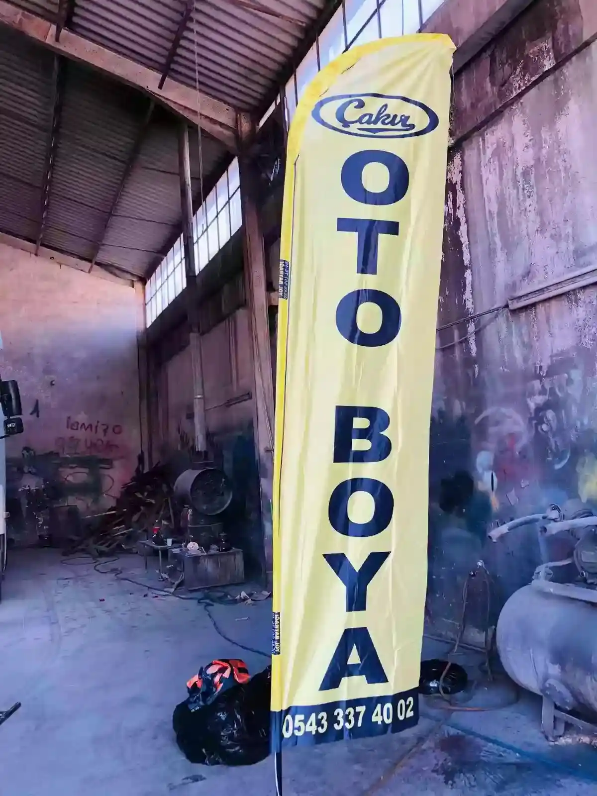 Oto Boyacı Yelken Bayrağı-5