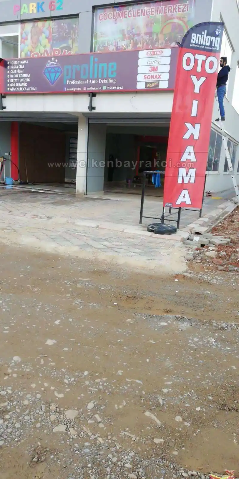 Oto Yıkama Yelken Bayrağı-17